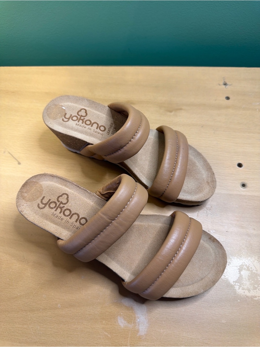 Yokono wedge slide sandals